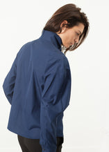 Load image into Gallery viewer, Full Collar Poplin Blouse in Navy
